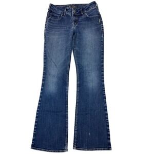 Silver Jeans‎ Co Womens Suki Slim Boot Cut Denim Mid Rise 26/30